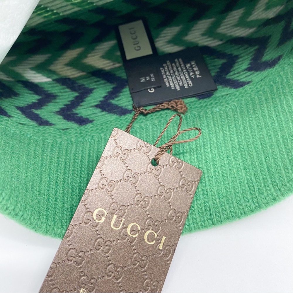Gucci Zaggede Wool Beanie Hat - Picture 13 of 15